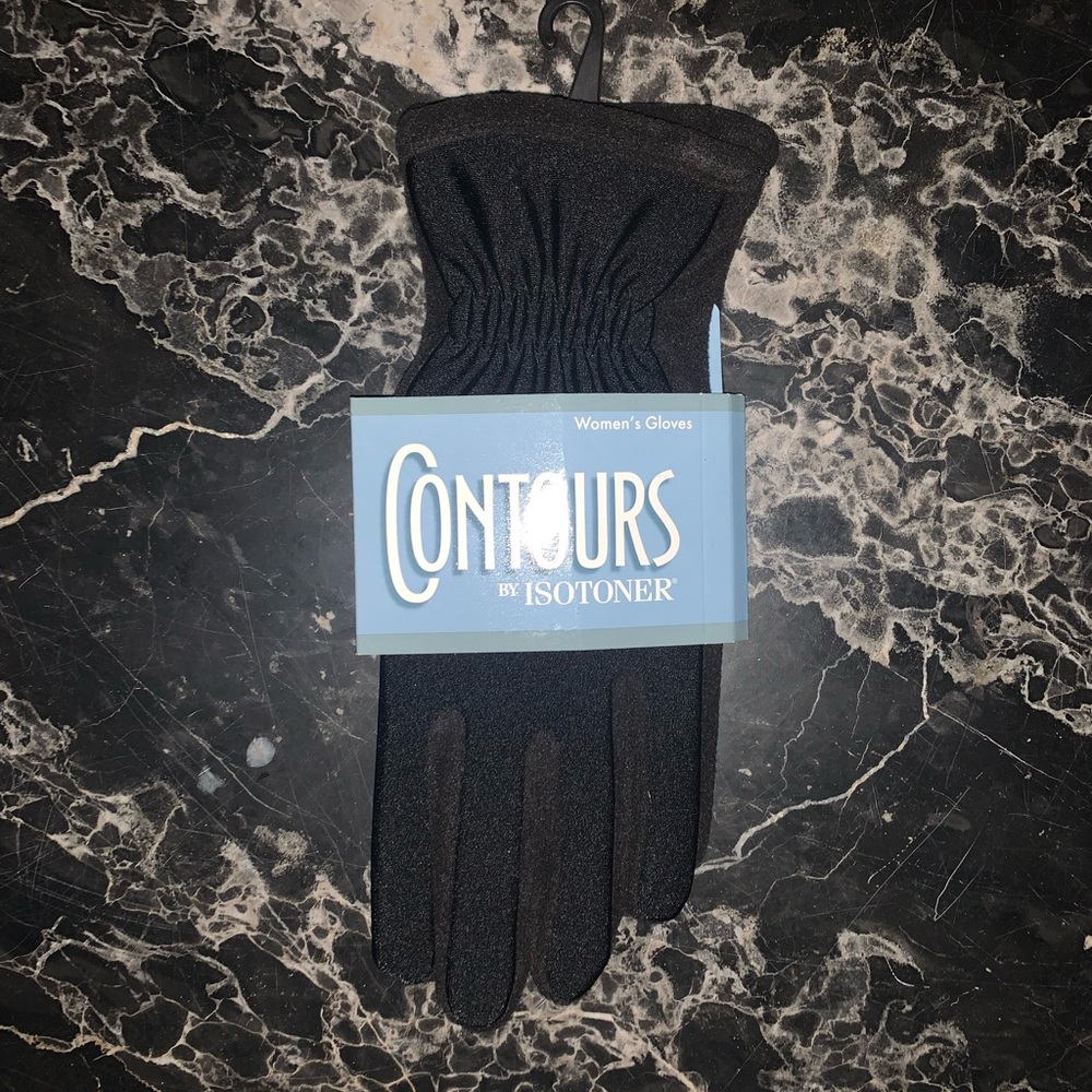 Contours by Isotoner Black Women's Gloves